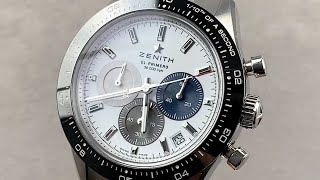 Zenith Chronomaster Sport 033100360069M3100 Zenith Watch Review [upl. by Svend]