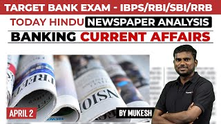 Banking Current Affairs  IBPSRBISBIRRB 2024  April 2 Current Affairs  Mukesh [upl. by Cherianne957]