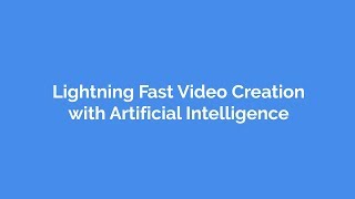 Artificial Intelligence Video Maker  TexttoVideo Product Demo [upl. by Anikes]