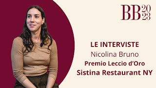 Benvenuto Brunello Le Interviste Premio Leccio dOro sezione International Restaurant [upl. by Chastity]