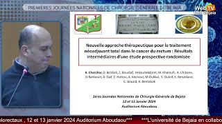 Conférence du Pr K CHECHAR Service de chirurgie oncologique EHS Pierre et Marie Curie Alger [upl. by Delanos]