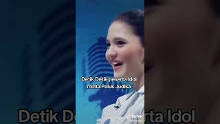 DETIK DETIK PESERTA INDONESIAN IDOL MINTA PELUK JUDIKA [upl. by Aretha]