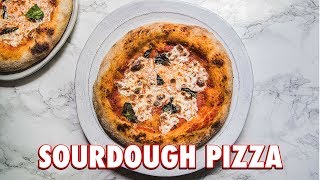 How To Make Homemade Sourdough Pizza [upl. by Surovy]