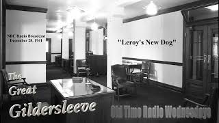 The Great Gildersleeve E19 Leroys New Dog  NBC Radio Broadcast December 28 1941 [upl. by Idzik]