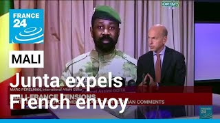 Mali junta expels Paris envoy over hostile and outrageous French comments • FRANCE 24 English [upl. by Amo]