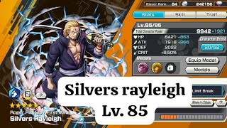 Silvers rayleigh Lv85 gameplay opbr  one piece bounty rush [upl. by Ethbin]