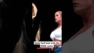 Sable had heat with the WWE roster wwe sable vincemcmahon [upl. by Snilloc]