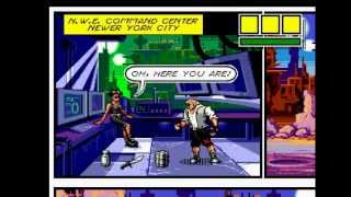 Comix Zone WalkthroughGameplay Sega Genesis [upl. by Noteek]