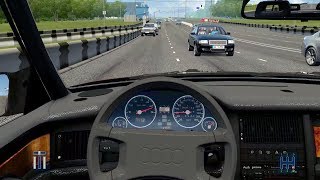 City Car Driving  Audi 200 Quattro 20V  CRAZY Driving [upl. by Idalla]