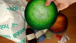 Hobbii Yarn Haul Unboxing of Cotton Kings Twirls Deluxe and Tencel Bamboo [upl. by Robson]