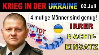 02Juli IN AUSSICHTSLOSER LAGE  4 ukrainische Soldaten mit UNGLAUBLICHER AKTION  UkraineKrieg [upl. by Assirral393]