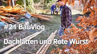 21 Renovierung altes Holzhaus  Dachlatten und Rote Wurst [upl. by Ecinreb840]