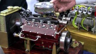 Scale Model Running Challenger Flathead V8 By Ron Colonna [upl. by Daj]