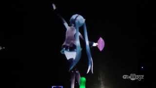 GenReon 2013 Hatsune Miku MMD Concert KuroUsaP  Senbonzakura [upl. by Cralg]