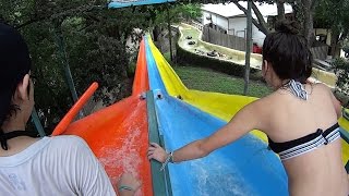 Der Bahn Water Slide at Schlitterbahn New Braunfels [upl. by Salkcin]