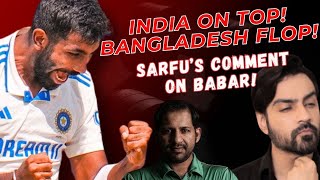 INDIA V BAN DAY 2  Babar pe Sarfu ke 3rd Class comments [upl. by Nyvrem]