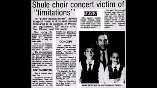 Cantor Naftali Hershtik ZquotL  Kol Nidre Concert 1988 [upl. by Acinehs]