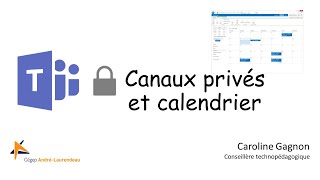 Teams Créer un calendrier dans un canal privé [upl. by Ataeb806]