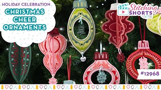 OESD Holiday Celebration  Christmas Cheer Ornaments Machine Embroidery [upl. by Vargas502]