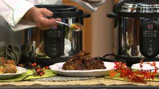 Emeril by TFal 6 qt Digital Stainless Steel Pressure Cooker with Carolyn Gracie [upl. by Inman32]