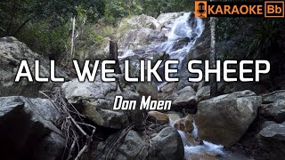 ALL WE LIKE SHEEP  Don Moen  KARAOKE [upl. by Prinz]