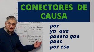 Conectores de causa en español [upl. by Rratsal]