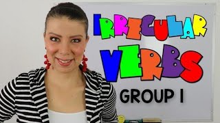 LISTA DE VERBOS IRREGULARES EN INGLES  GRUPO 1  SIGNIFICADO Y EJEMPLOS  IRREGULAR VERBS [upl. by Viviana]