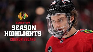 Connor Bedard 202324 Season Highlights  Chicago Blackhawks [upl. by Cornelle]