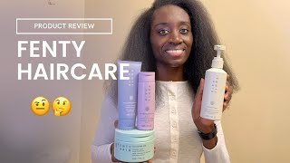 Let’s Try Rihanna’s NEW Hair Brand FENTY HAIR  Deep Moisture Repair Bundle  Product Review  Demo [upl. by Julienne]