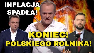 KURS DOLARA I EURO PO 7 ZŁ INFLACJA SPADA LIKWIDACJA ROLNIKÓW [upl. by Regdirb]