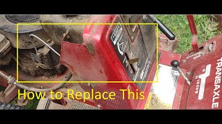 How to Replace the Throttle Control Cable On a Riding Lawn Mower [upl. by Odnanref709]