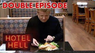 From Bad to Worse Gordon Takes On Two Hotels with Disastrous Menus  DOUBLE EPISODE  Hotel Hell [upl. by Treiber692]