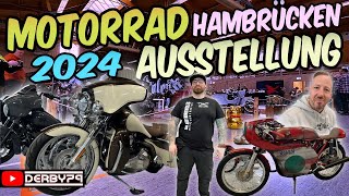 🏍️UNTERWEGS AUF DER MOTORRADAUSSTELLUNG HAMBRÜCKEN 2024🔥 [upl. by Adorne]