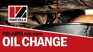 Polaris RZR Oil Change  Polaris RZR 900S  Partzillacom [upl. by Hannad]