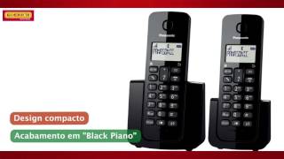 Telefone sem fio Panasonic combo com Identificador de Chamadas [upl. by Ailimat]