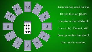 How To Play Clock Solitaire [upl. by Siuoleoj611]