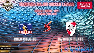 December 10th WSF Div 1 Colo Colo SC vs CA River Plate [upl. by Amhsirak]