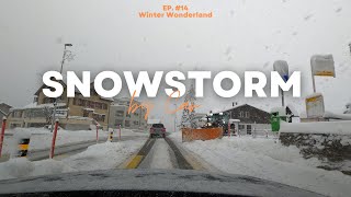 Snowstorm Drive in Switzerland Part 1 [upl. by Sivaj]