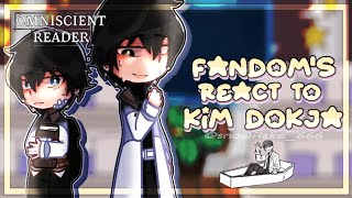 Fandoms react to Kim Dokja 13  ft orv  read pls description  snowflake [upl. by Isied78]