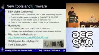 DEFCON 18 Hacking DOCSIS For Fun and Profit 24 [upl. by Robi535]