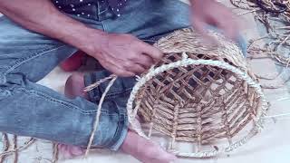 Making of seagrass basket [upl. by Platt5]