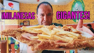 Estas son las MILANESAS más grandes de Toluca 4K [upl. by Merideth]