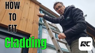 How to fit vertical timber cladding [upl. by Layton]