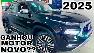 NOVA FIAT TORO RANCH 2025 TURBO DIESEL CÂMBIO ZF 9 MARCHAS DISPARADO A MELHOR ENTRE OS CONCORRENTES [upl. by Pollack847]