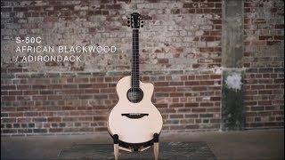 Lowden S50C African Blackwood  Adirondack with Ariel Posen [upl. by Yotal680]