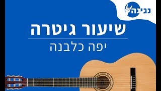 אביתר בנאי  יפה כלבנה  אקורדים לנגינה על גיטרה בקלות [upl. by Naples]