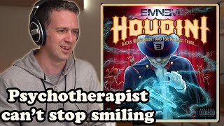 Psychotherapist REACTS to Eminem Houdini  I cant stop smiling [upl. by Lramaj]