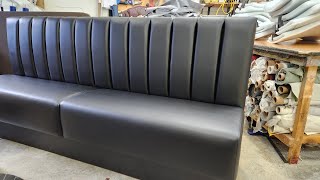 How To Prep Sew Upholster Banquette Seat [upl. by Silvanus]