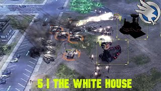 Command And Conquer 3 Tiberium Wars GDI HARD  Mission 5  The White House [upl. by Volpe]