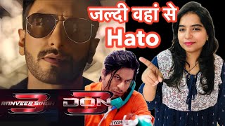 DON 3 Title Announcement Trailer REVIEW  Deeksha Sharma [upl. by Aibonez996]